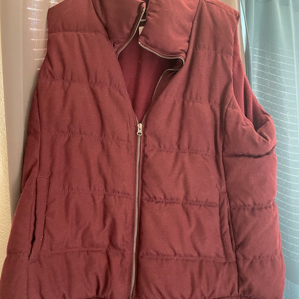 Maroon vest
